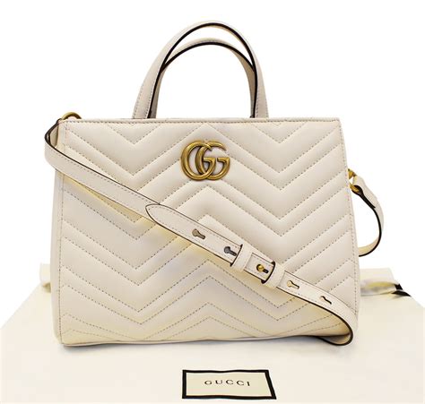 gucci gg marmont small white|gucci marmont small white review.